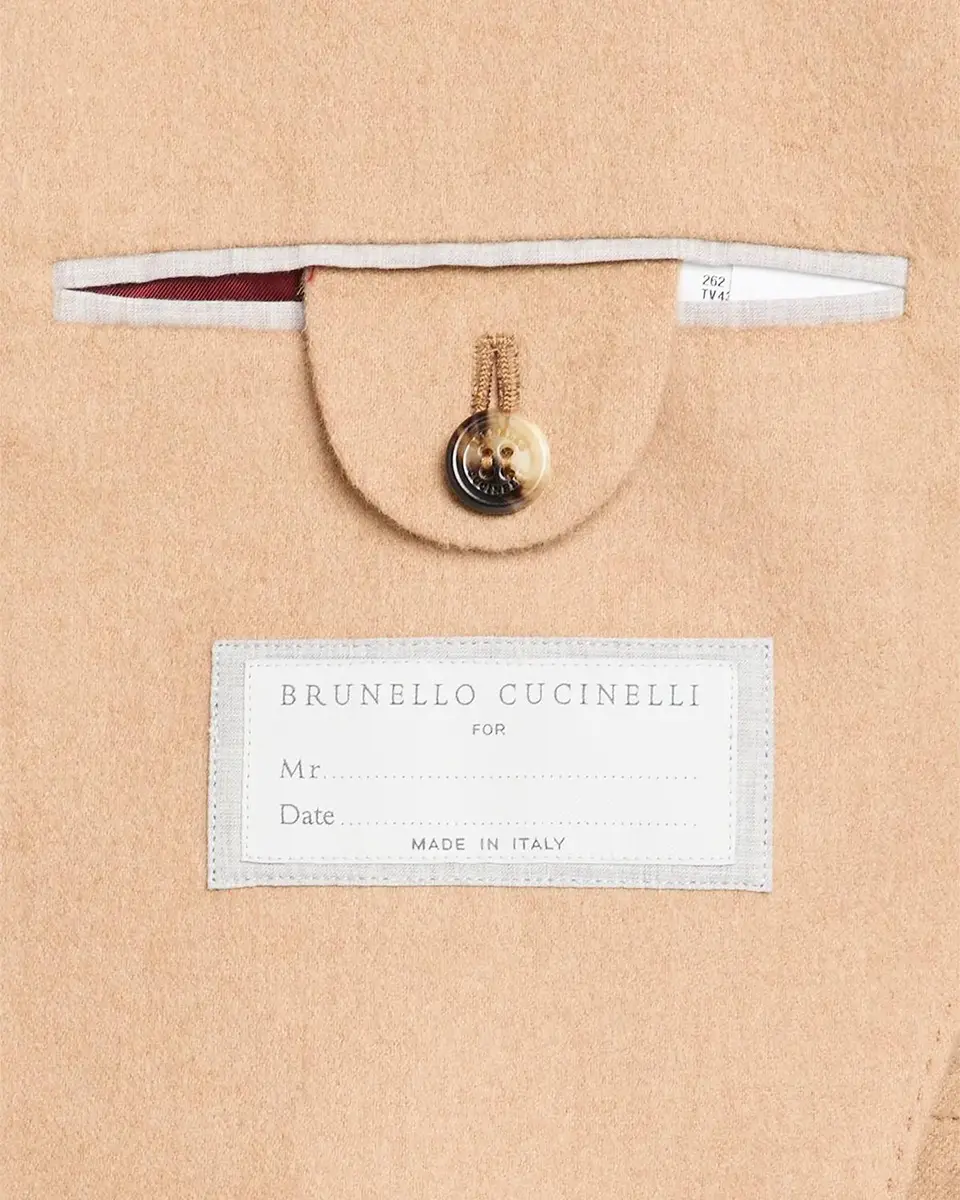 Brunello Cucinelli Men's Single-Breasted Peak Lapel Suit Jacket | Thumbnail 6 Brunello Cucinelli Men's Single-Breasted Peak Lapel Suit Jacket | Thumbnail 6