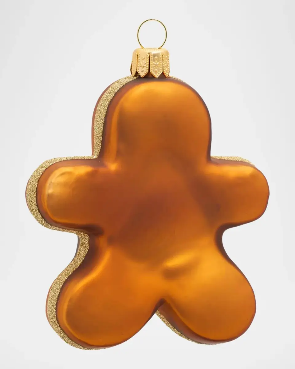 Impuls Gingerbread Boy Glass Ornament | Thumbnail 2