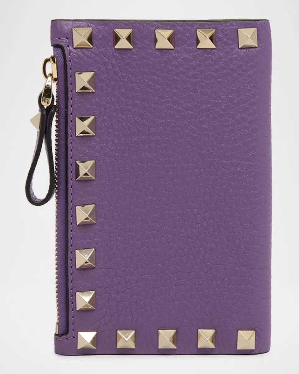 Valentino Garavani Rockstud Leather Coin Purse | Thumbnail 4 Valentino Garavani Rockstud Leather Coin Purse | Thumbnail 4