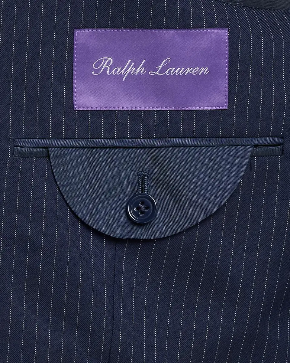 Ralph Lauren Purple Label Men's Kent Hand-Tailored Striped Suit | Thumbnail 6 Ralph Lauren Purple Label Men's Kent Hand-Tailored Striped Suit | Thumbnail 6