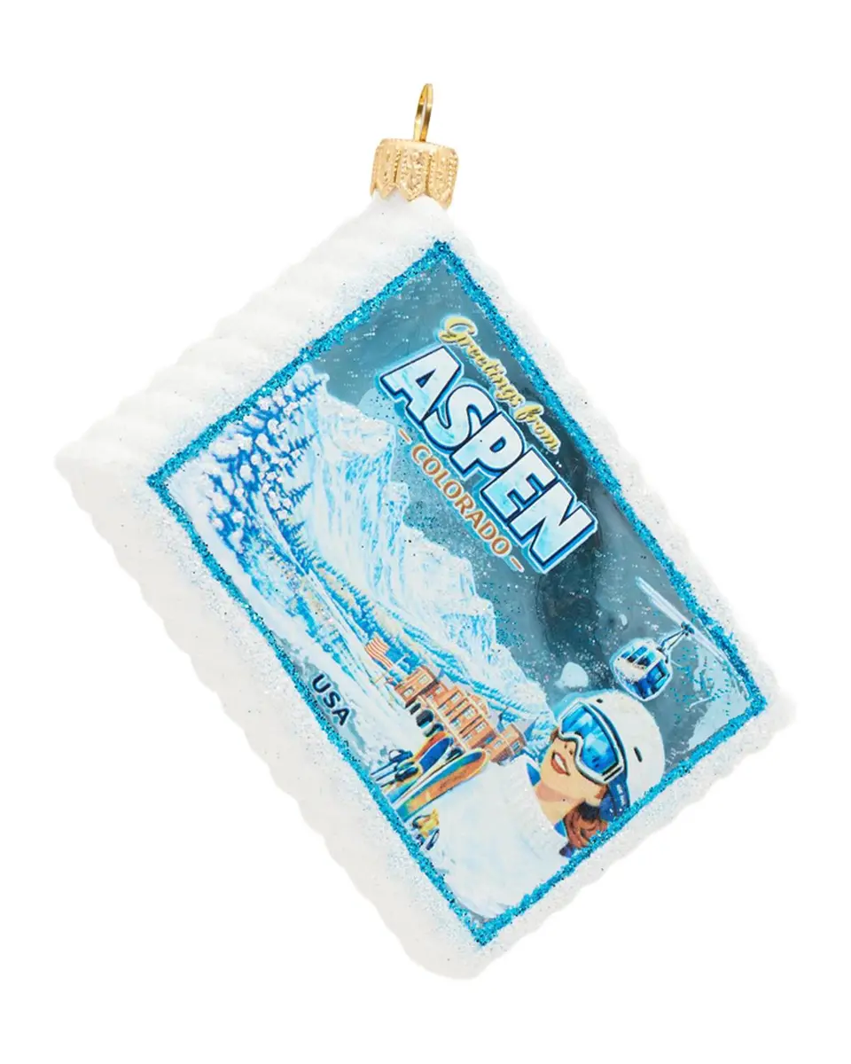 Impuls Aspen Colorado Postcard Glass Ornament | Thumbnail 3 Impuls Aspen Colorado Postcard Glass Ornament | Thumbnail 3