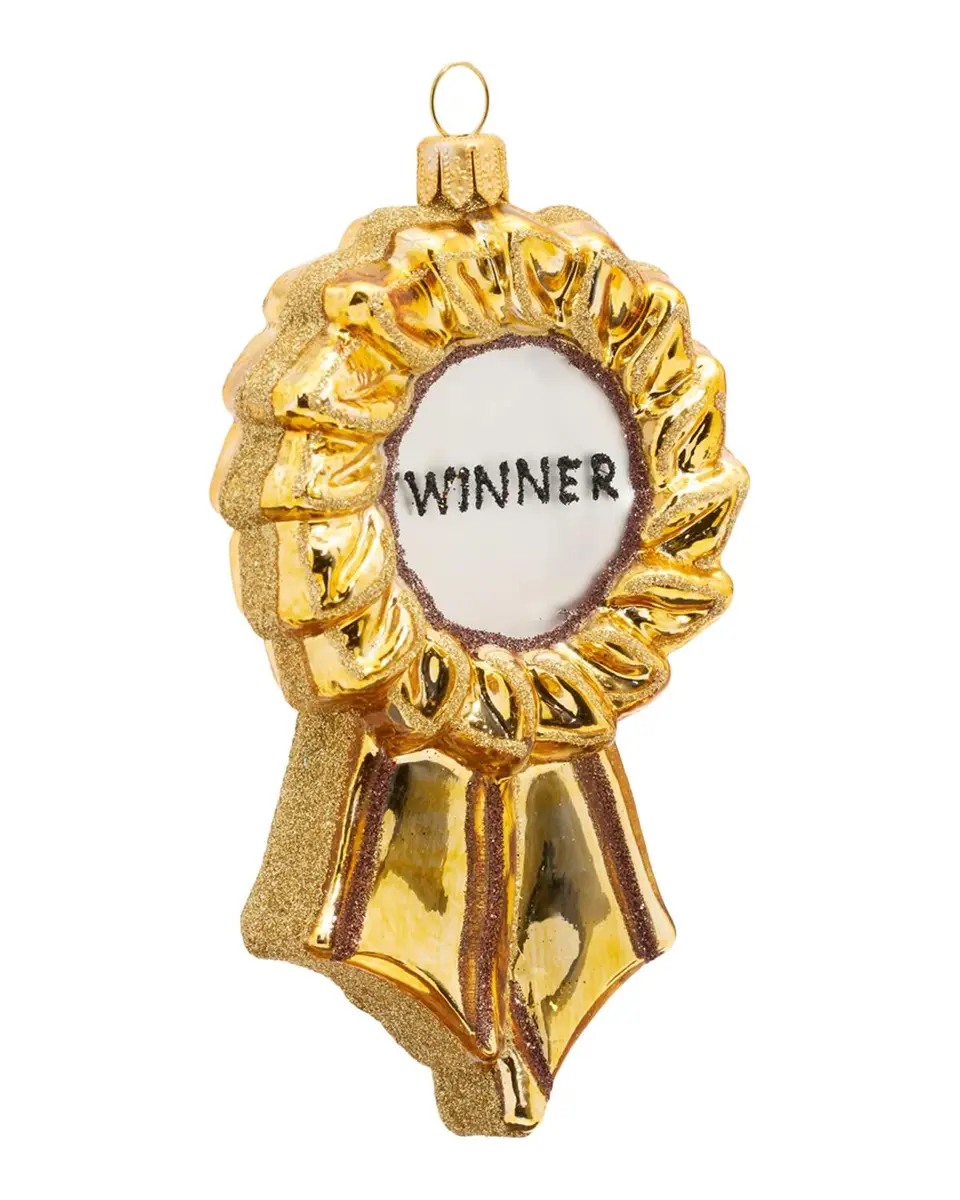 Impuls Winner Ribbon Glass Ornament | Thumbnail 3 Impuls Winner Ribbon Glass Ornament | Thumbnail 3