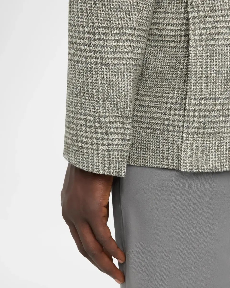 Brunello Cucinelli Men's Glen Plaid Single-Breasted Sport Coat | Thumbnail 8 Brunello Cucinelli Men's Glen Plaid Single-Breasted Sport Coat | Thumbnail 8