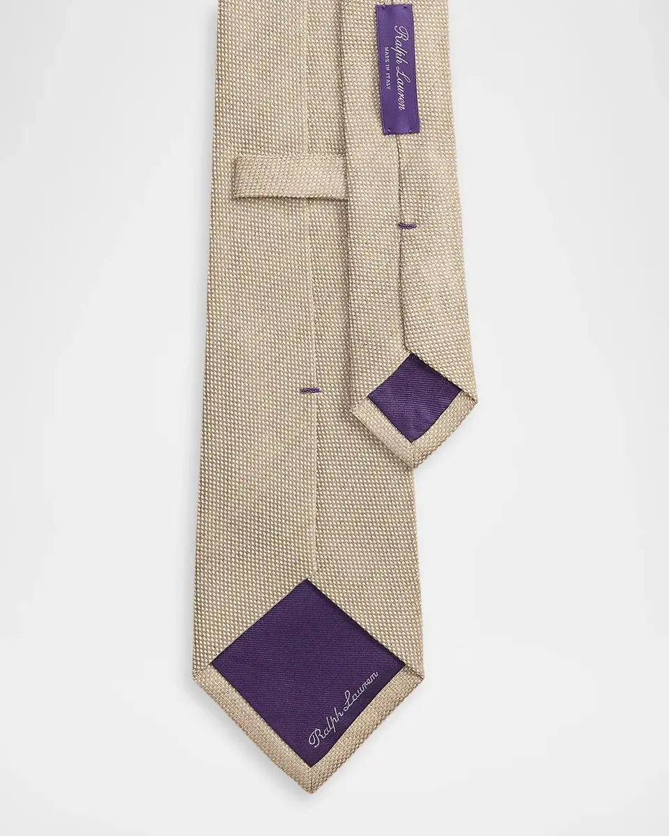Ralph Lauren Men's Woven Silk-Linen Tie | Thumbnail 2 Ralph Lauren Men's Woven Silk-Linen Tie | Thumbnail 2