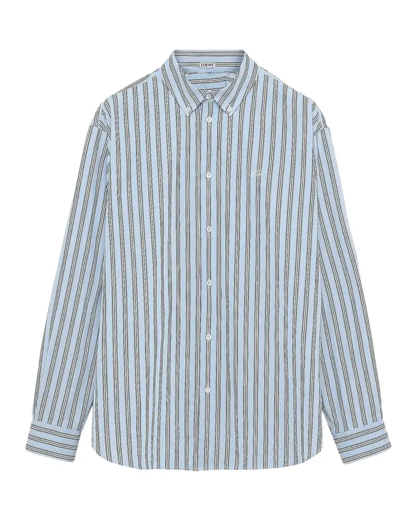 Men's Multi-Stripe Poplin Button-Down Shirt Men's Multi-Stripe Poplin Button-Down Shirt