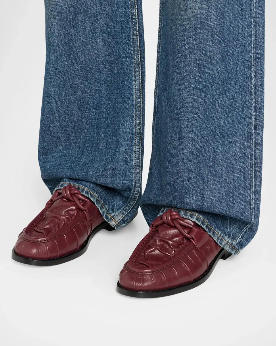 Bottega Veneta Astaire Leather Knot Loafers | Thumbnail 2 Bottega Veneta Astaire Leather Knot Loafers | Thumbnail 2