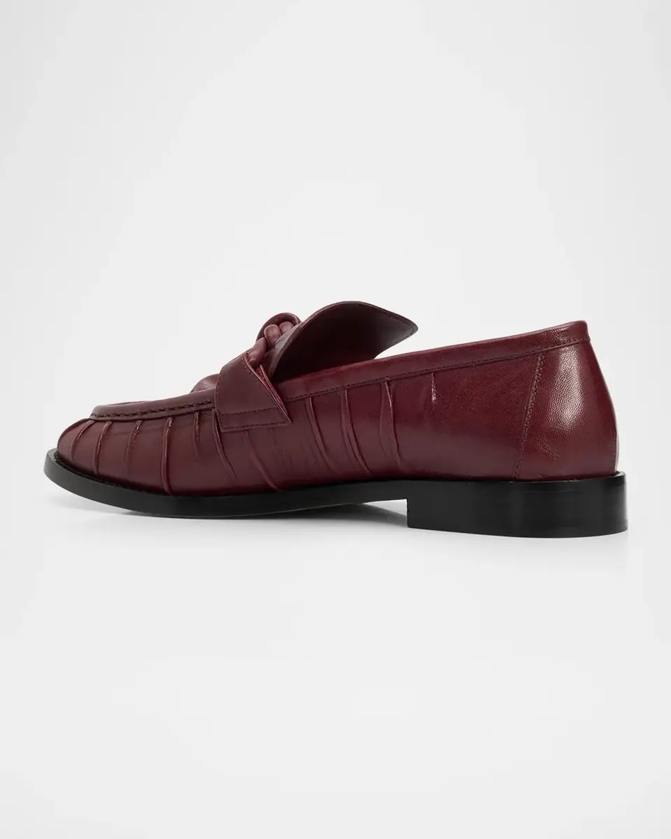Bottega Veneta Astaire Leather Knot Loafers | Thumbnail 4 Bottega Veneta Astaire Leather Knot Loafers | Thumbnail 4