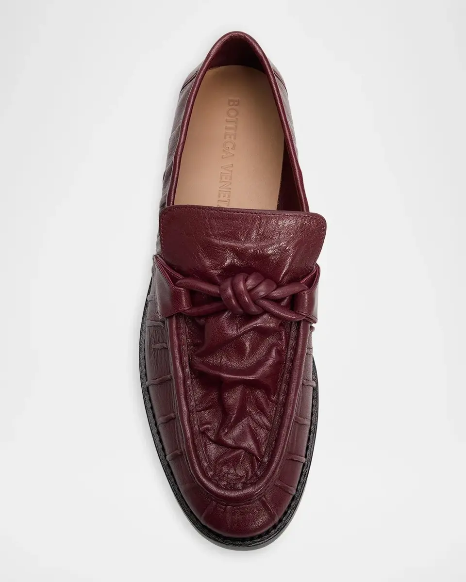 Bottega Veneta Astaire Leather Knot Loafers | Thumbnail 6 Bottega Veneta Astaire Leather Knot Loafers | Thumbnail 6