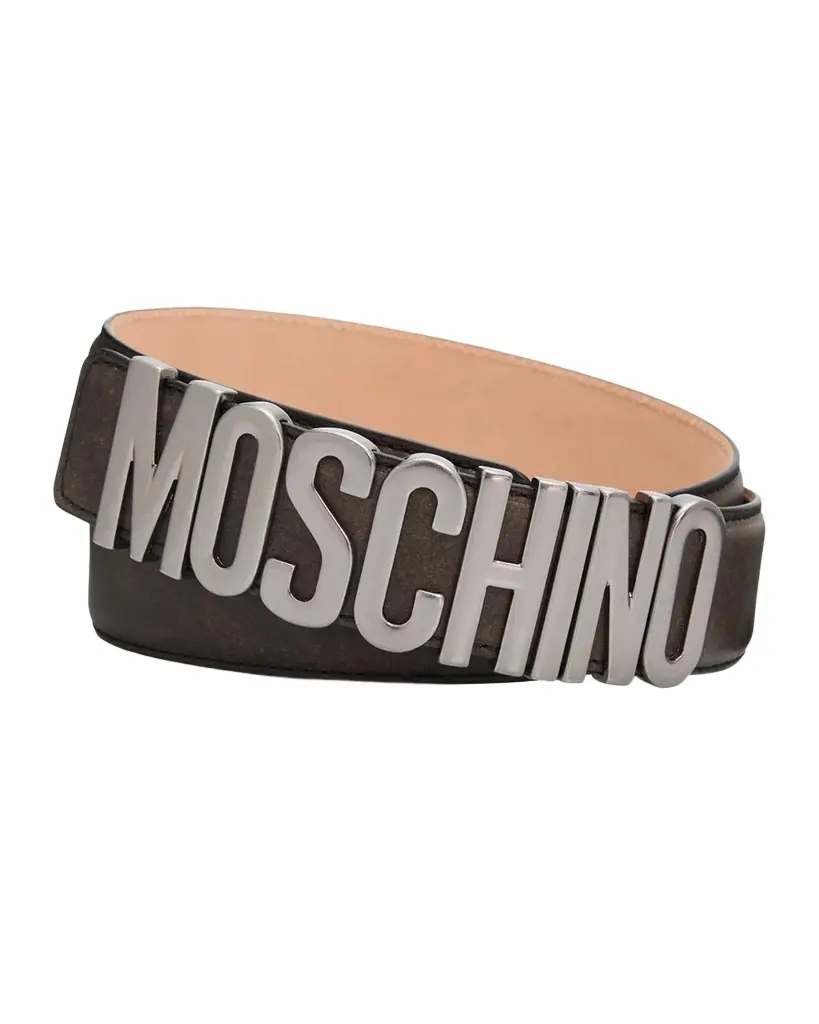 Men's Logo-Hardware Leather Belt Men's Logo-Hardware Leather Belt