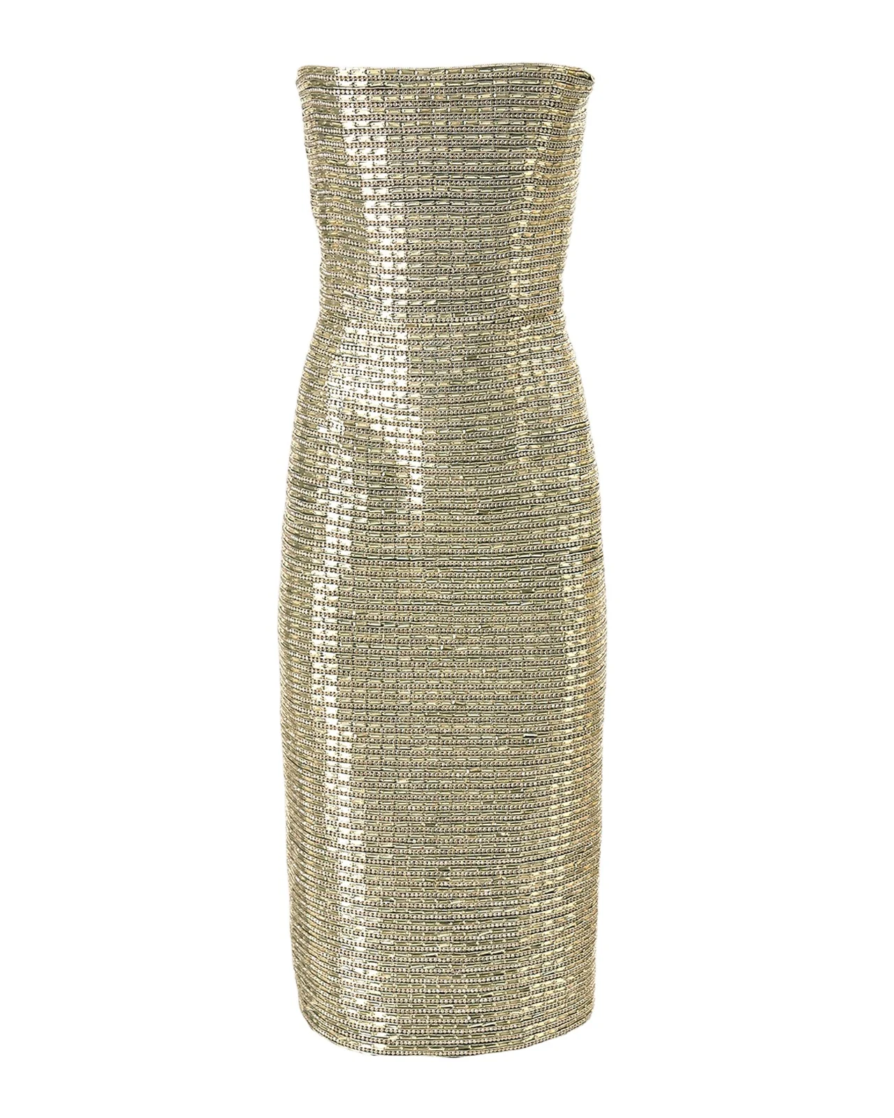 Strapless Embellished Midi Dress Strapless Embellished Midi Dress