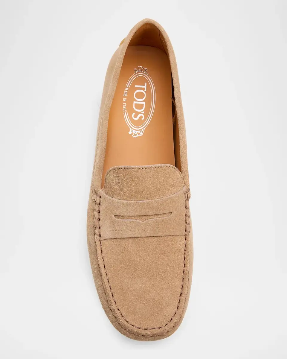 Tod's City Suede Driving Shoes | Thumbnail 4 Tod's City Suede Driving Shoes | Thumbnail 4