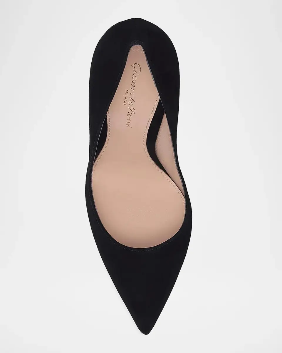 Gianvito Rossi 105mm Suede Pumps | Thumbnail 3 Gianvito Rossi 105mm Suede Pumps | Thumbnail 3