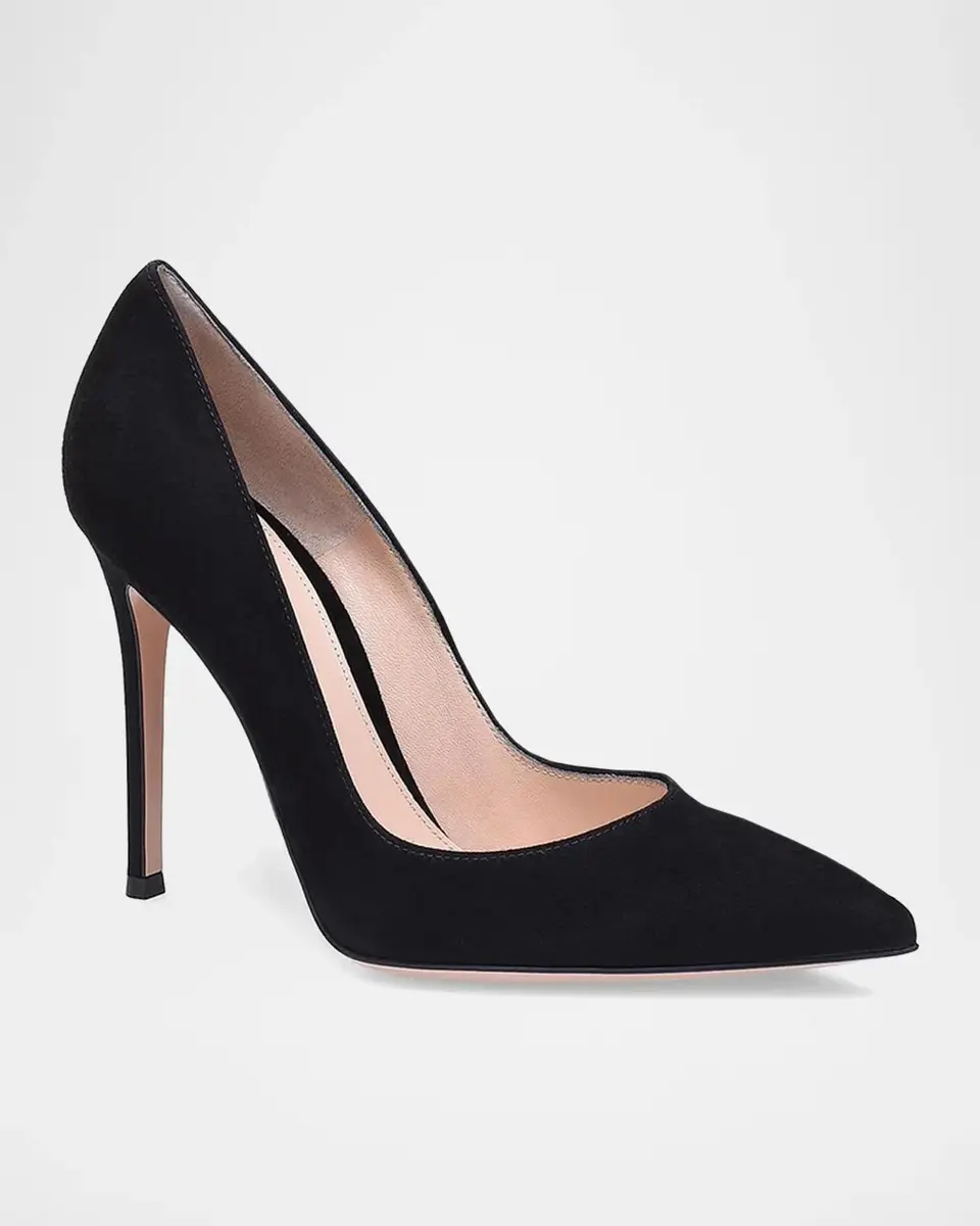 Gianvito Rossi 105mm Suede Pumps | Thumbnail 5 Gianvito Rossi 105mm Suede Pumps | Thumbnail 5