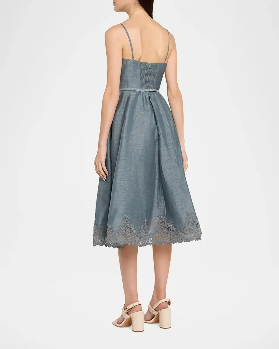 Zimmermann Ascent Tucked Midi Dress | Thumbnail 3