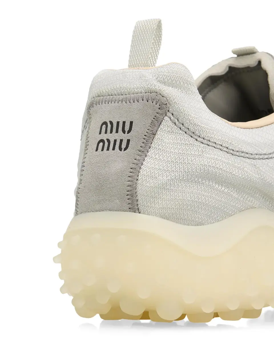 Miu Miu Bubble Metallic Leather Sneakers | Thumbnail 5 Miu Miu Bubble Metallic Leather Sneakers | Thumbnail 5
