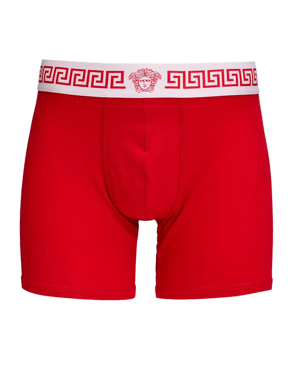 Versace Men's Medusa Head Greca Boxer Briefs | Thumbnail 2 Versace Men's Medusa Head Greca Boxer Briefs | Thumbnail 2