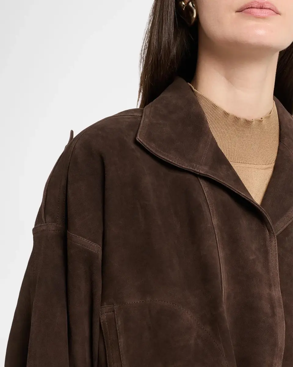 RE/DONE Debbie Belted Suede Jacket | Thumbnail 5 RE/DONE Debbie Belted Suede Jacket | Thumbnail 5