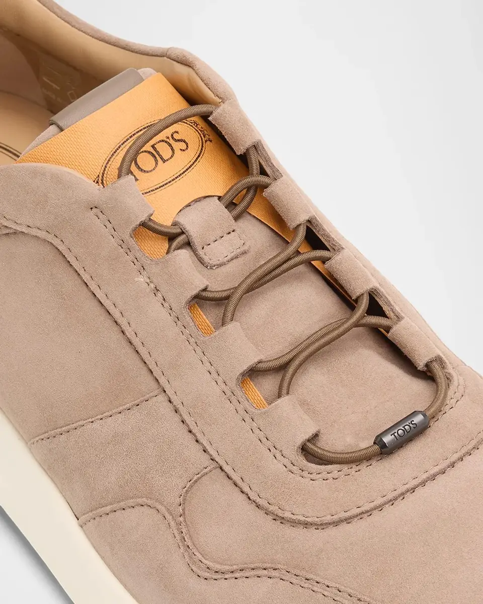 Tod's Men's Red Dot Pashmy Suede Sneakers | Thumbnail 5 Tod's Men's Red Dot Pashmy Suede Sneakers | Thumbnail 5