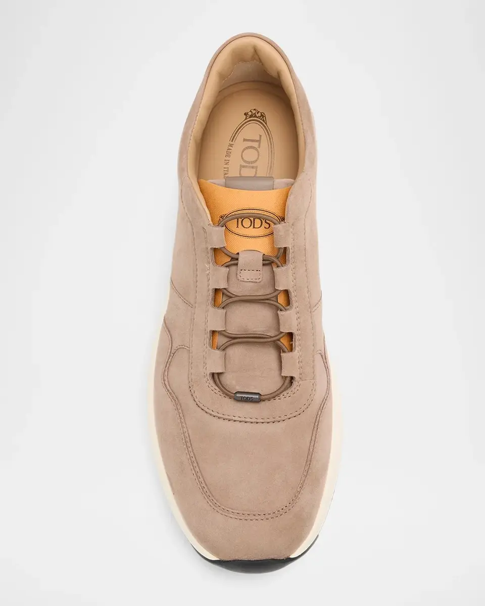 Tod's Men's Red Dot Pashmy Suede Sneakers | Thumbnail 6 Tod's Men's Red Dot Pashmy Suede Sneakers | Thumbnail 6