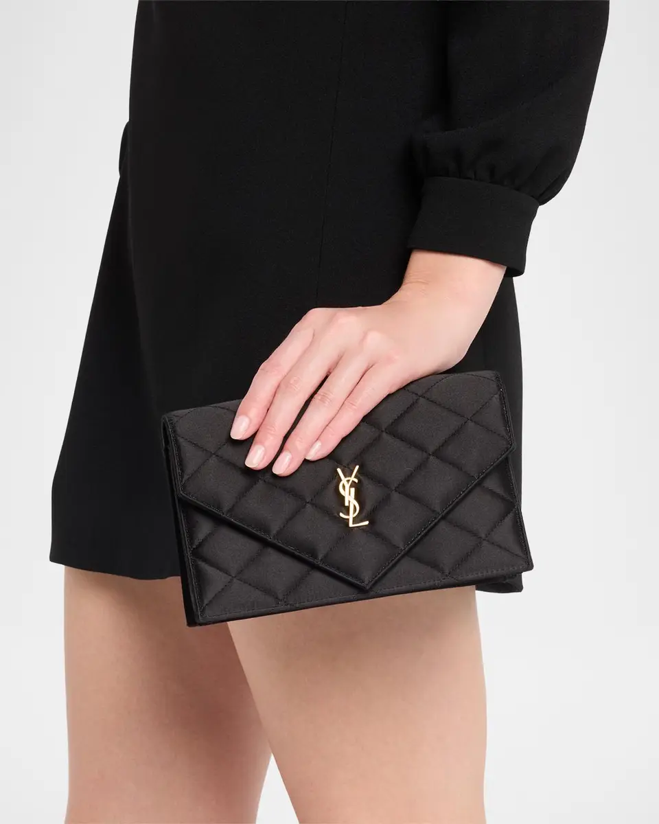 Saint Laurent YSL Small Quilted Wallet on Chain | Thumbnail 2 Saint Laurent YSL Small Quilted Wallet on Chain | Thumbnail 2