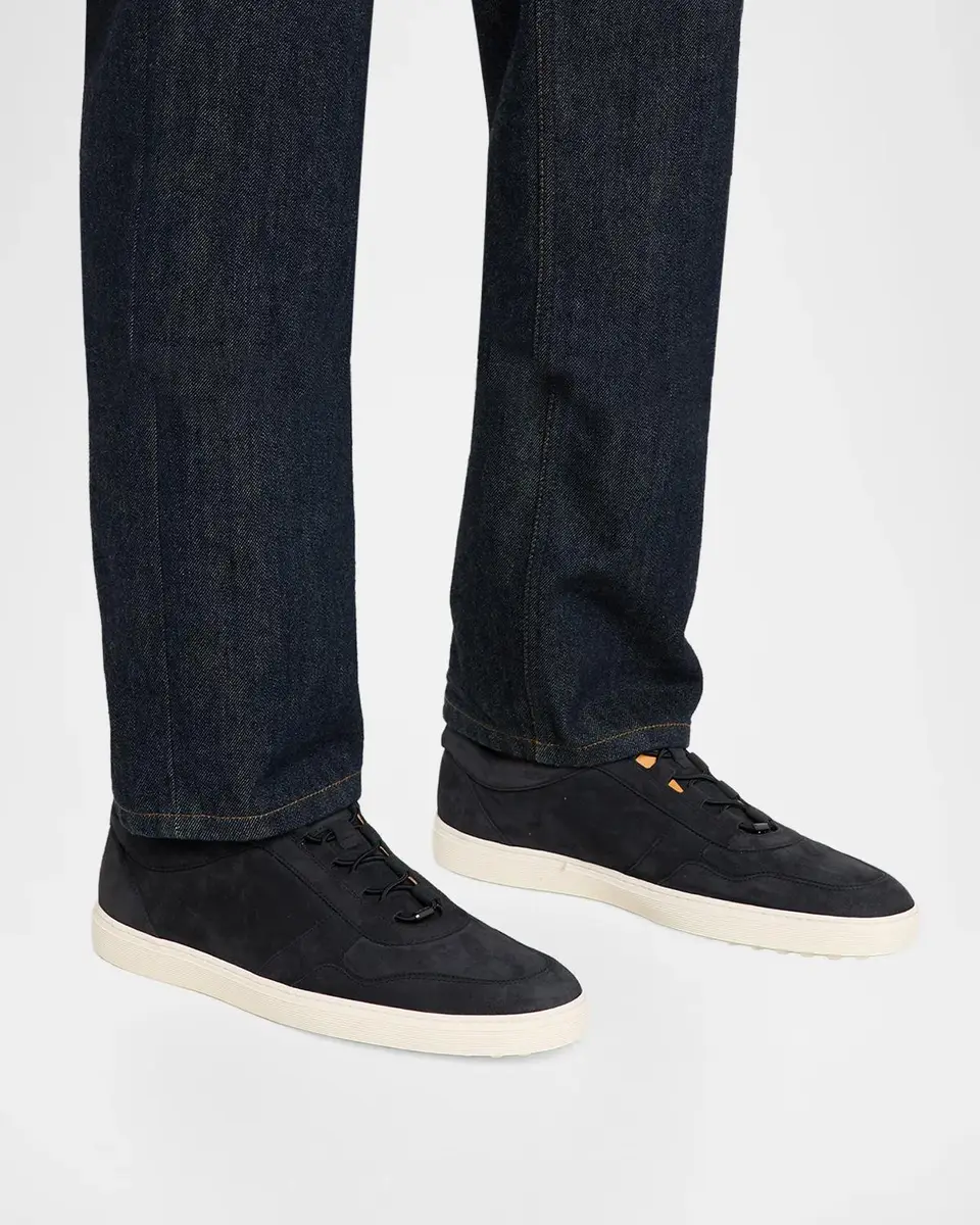 Tod's Men's Suede Slip-On Sneakers | Thumbnail 2 Tod's Men's Suede Slip-On Sneakers | Thumbnail 2