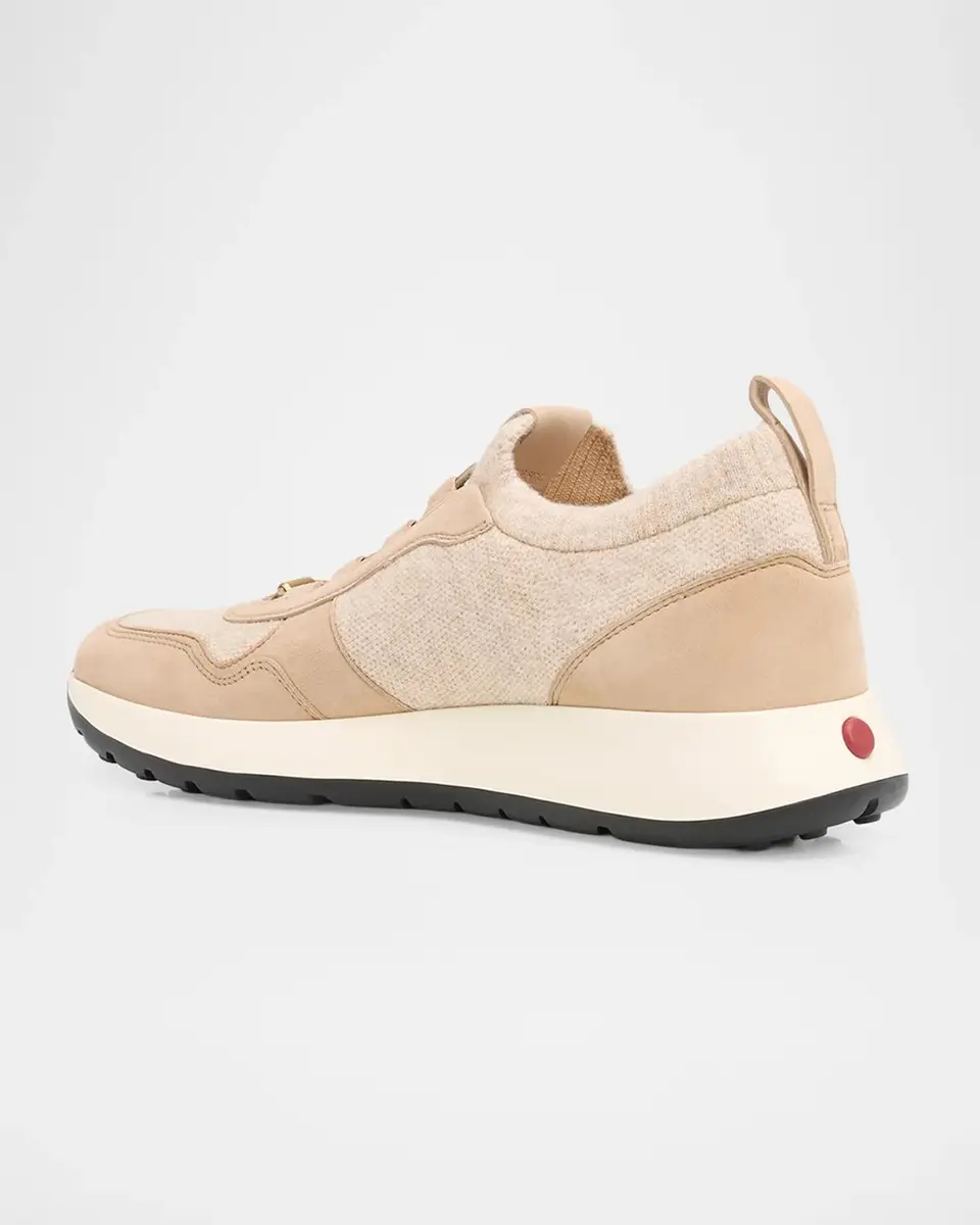 Tod's Sportiva Knit Suede Sneakers | Thumbnail 4 Tod's Sportiva Knit Suede Sneakers | Thumbnail 4