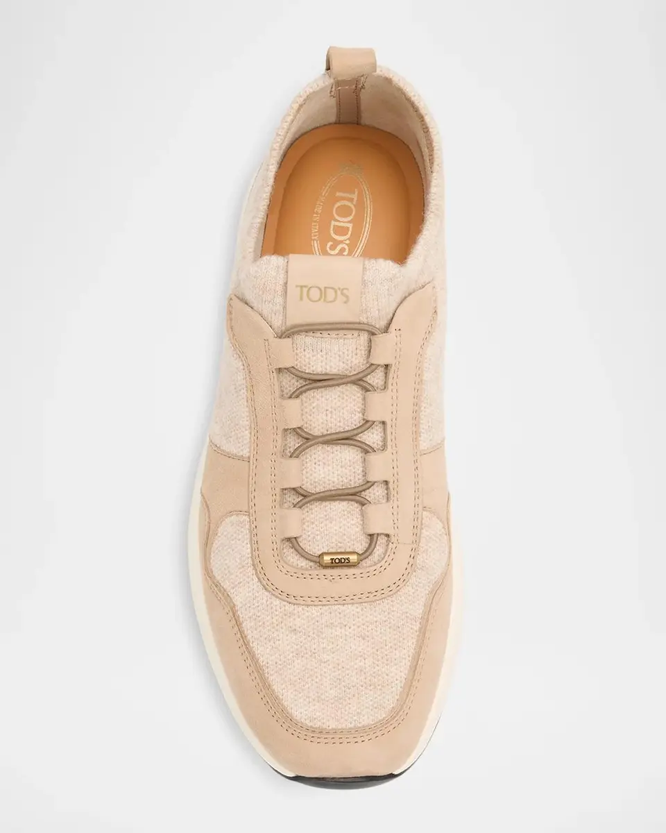 Tod's Sportiva Knit Suede Sneakers | Thumbnail 6 Tod's Sportiva Knit Suede Sneakers | Thumbnail 6