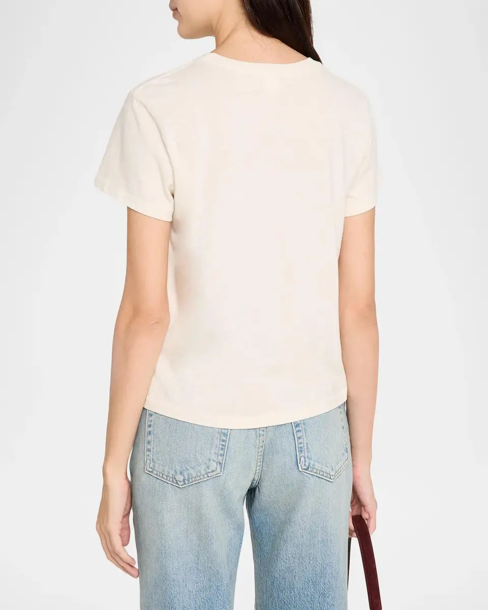 RE/DONE 5 O 'Clock Graphic-Print Cotton T-Shirt | Thumbnail 3 RE/DONE 5 O 'Clock Graphic-Print Cotton T-Shirt | Thumbnail 3