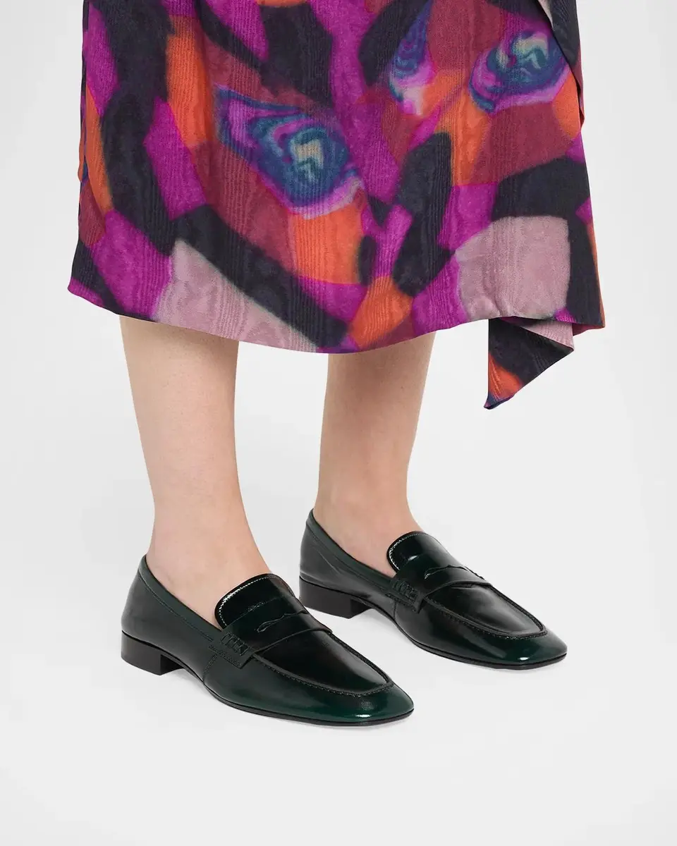 Dries Van Noten Leather Penny Loafers | Thumbnail 2 Dries Van Noten Leather Penny Loafers | Thumbnail 2