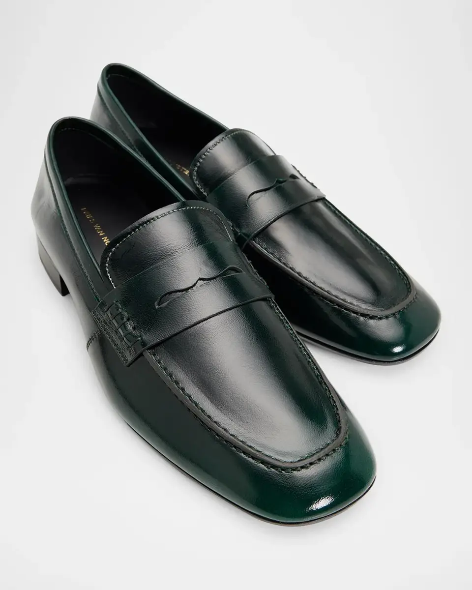 Dries Van Noten Leather Penny Loafers | Thumbnail 5 Dries Van Noten Leather Penny Loafers | Thumbnail 5
