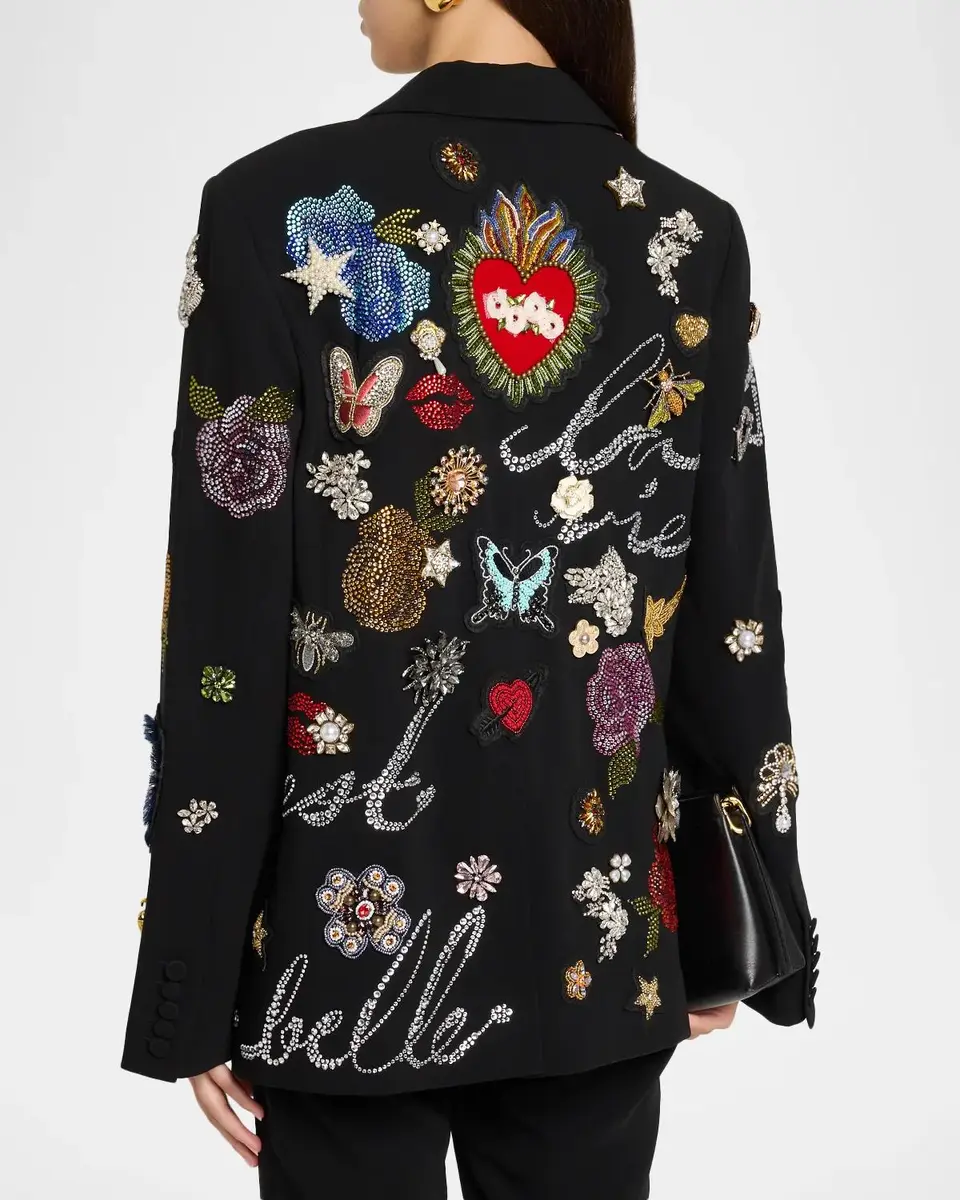 Cinq à Sept Greatest Hits Embellished Blazer | Thumbnail 3 Cinq à Sept Greatest Hits Embellished Blazer | Thumbnail 3