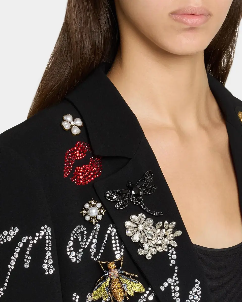 Cinq à Sept Greatest Hits Embellished Blazer | Thumbnail 5 Cinq à Sept Greatest Hits Embellished Blazer | Thumbnail 5