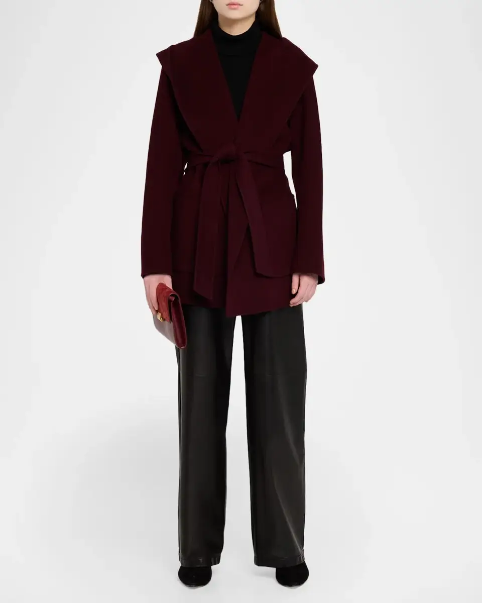 Mackage Paya Double-Face Wool Wrap Coat | Thumbnail 2