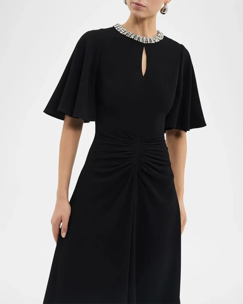 Rebecca Vallance Noemie Crystal-Embellished Midi-Dress | Thumbnail 5 Rebecca Vallance Noemie Crystal-Embellished Midi-Dress | Thumbnail 5