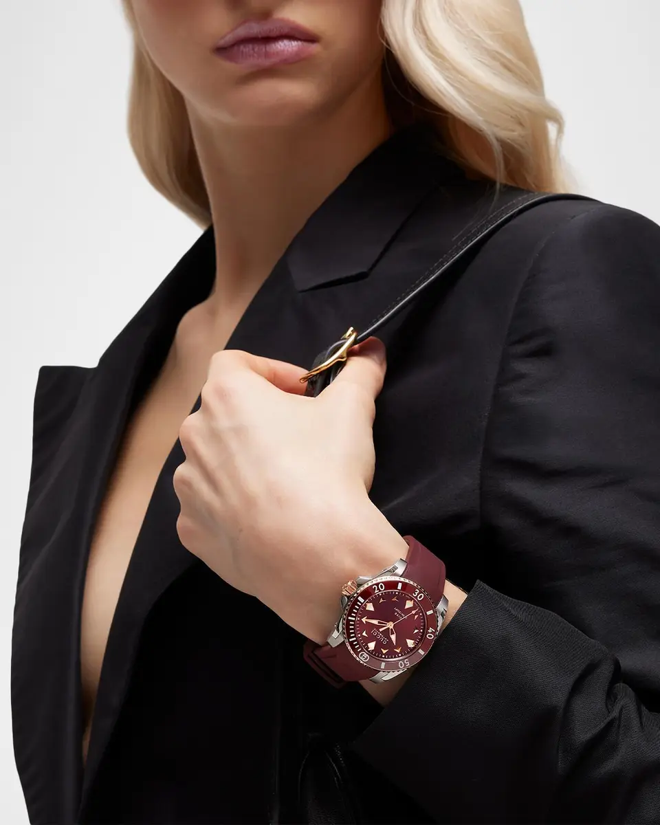Gucci Dive Burgundy Rubber Strap Watch, 36mm | Thumbnail 2 Gucci Dive Burgundy Rubber Strap Watch, 36mm | Thumbnail 2
