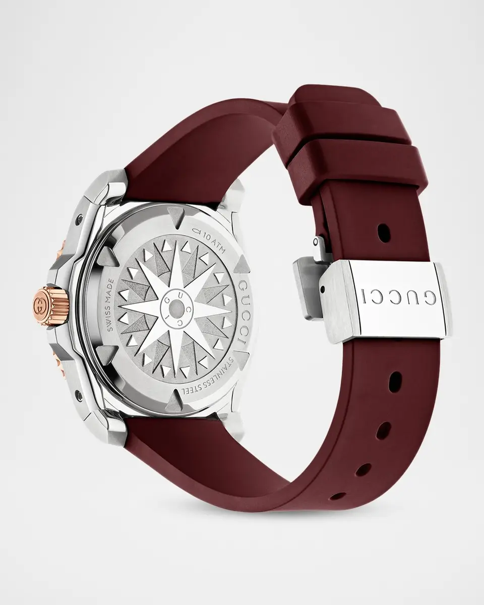 Gucci Dive Burgundy Rubber Strap Watch, 36mm | Thumbnail 3 Gucci Dive Burgundy Rubber Strap Watch, 36mm | Thumbnail 3