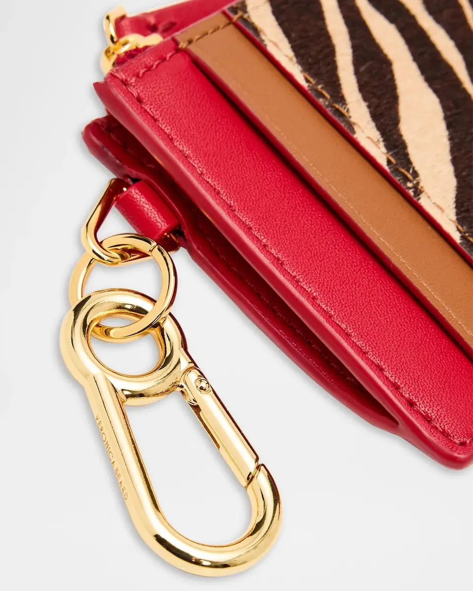 Veronica Beard Ziger Calf Hair Zip Card Holder | Thumbnail 5 Veronica Beard Ziger Calf Hair Zip Card Holder | Thumbnail 5