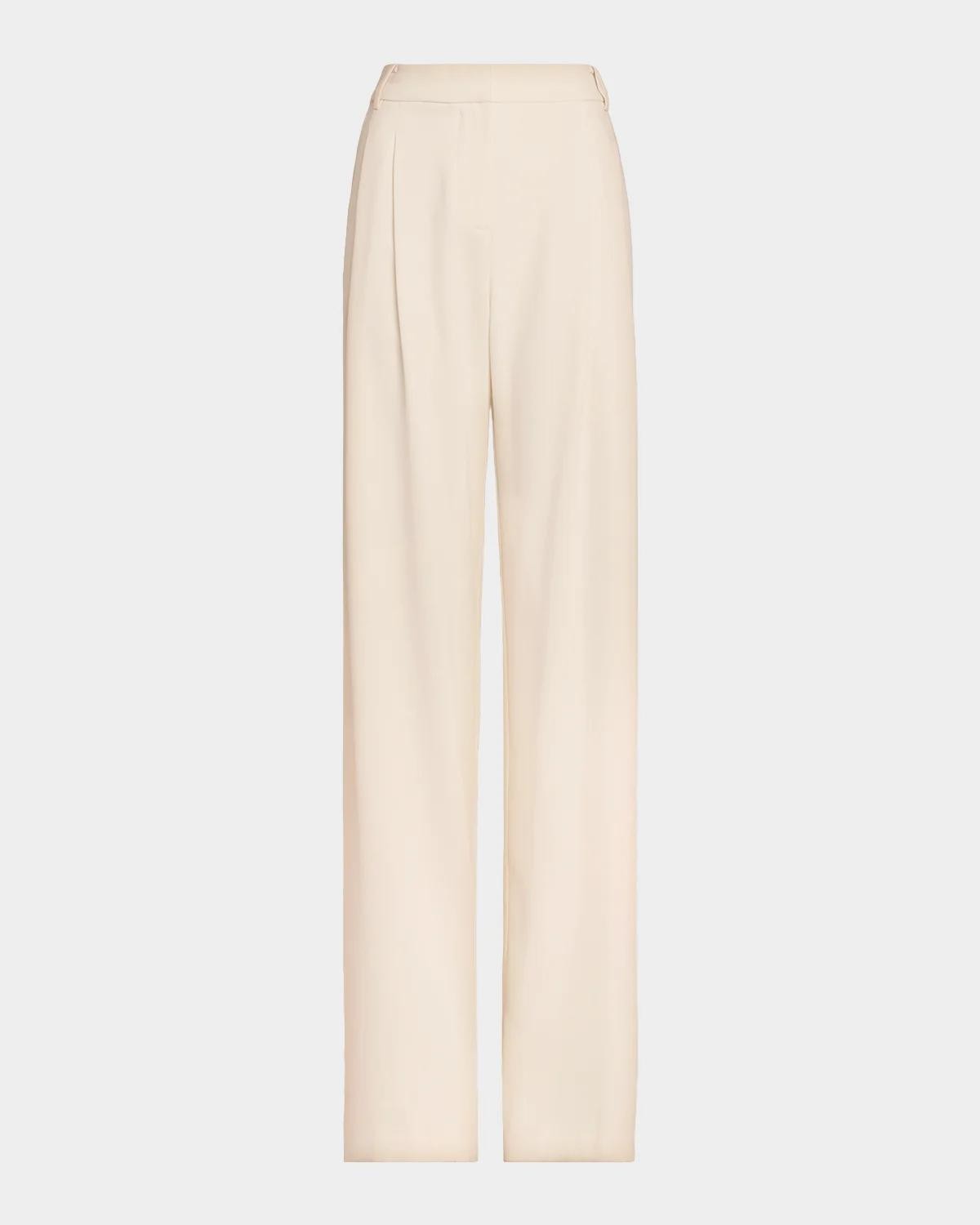 Leslie Pleated Wide-Leg Pants Leslie Pleated Wide-Leg Pants
