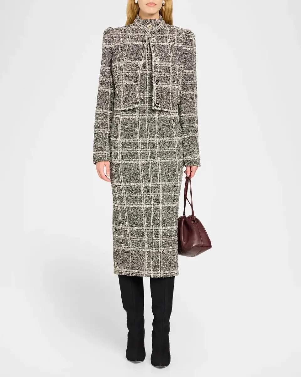 Ramy Brook Gwen Cropped Tweed Jacket | Thumbnail 2 Ramy Brook Gwen Cropped Tweed Jacket | Thumbnail 2