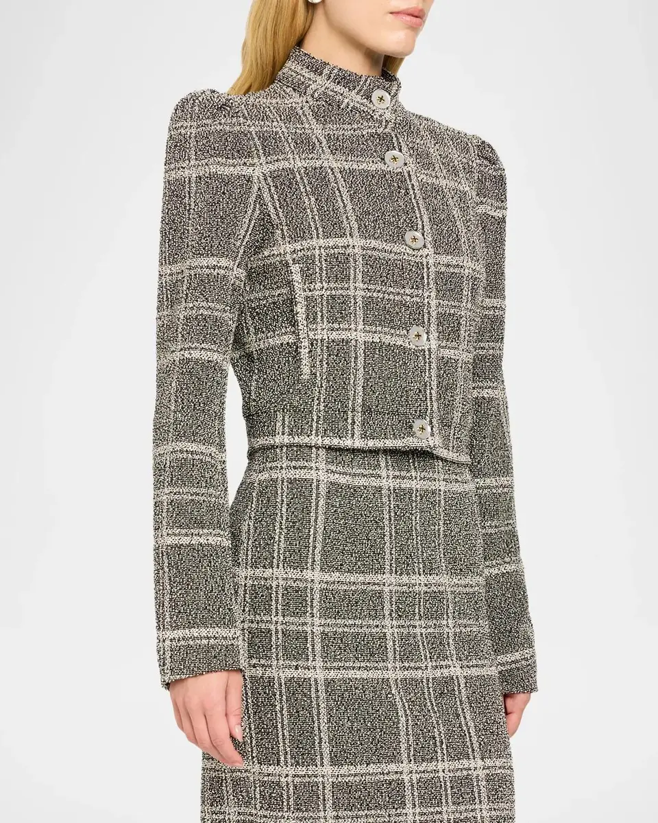 Ramy Brook Gwen Cropped Tweed Jacket | Thumbnail 4 Ramy Brook Gwen Cropped Tweed Jacket | Thumbnail 4