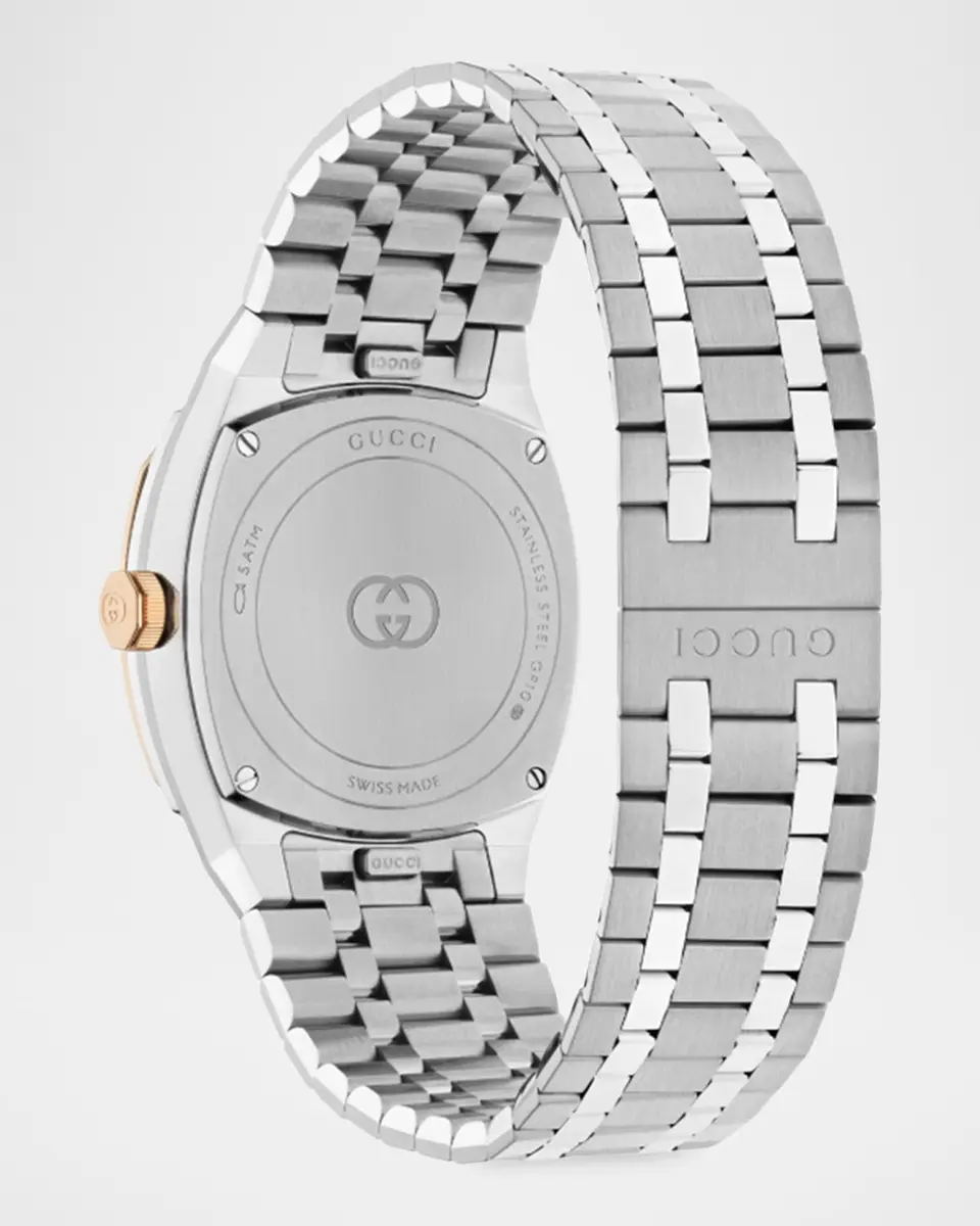 Gucci 25H Diamond Bezel Bracelet Strap Date Watch, 36mm | Thumbnail 5 Gucci 25H Diamond Bezel Bracelet Strap Date Watch, 36mm | Thumbnail 5