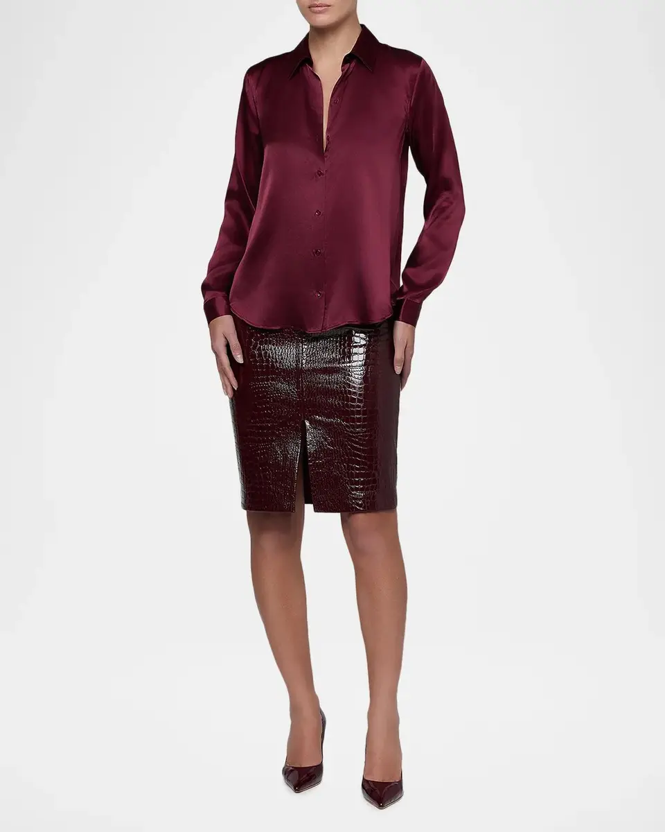 L'Agence Tyler Long-Sleeve Blouse | Thumbnail 2 L'Agence Tyler Long-Sleeve Blouse | Thumbnail 2