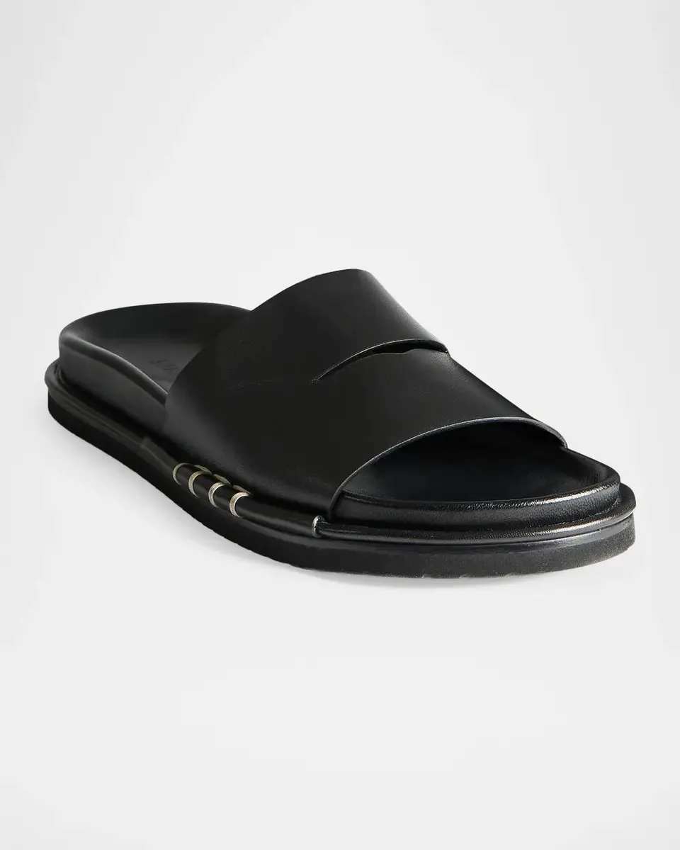 JW Anderson Men's Fussbett Loafer Leather Slides | Thumbnail 2 JW Anderson Men's Fussbett Loafer Leather Slides | Thumbnail 2