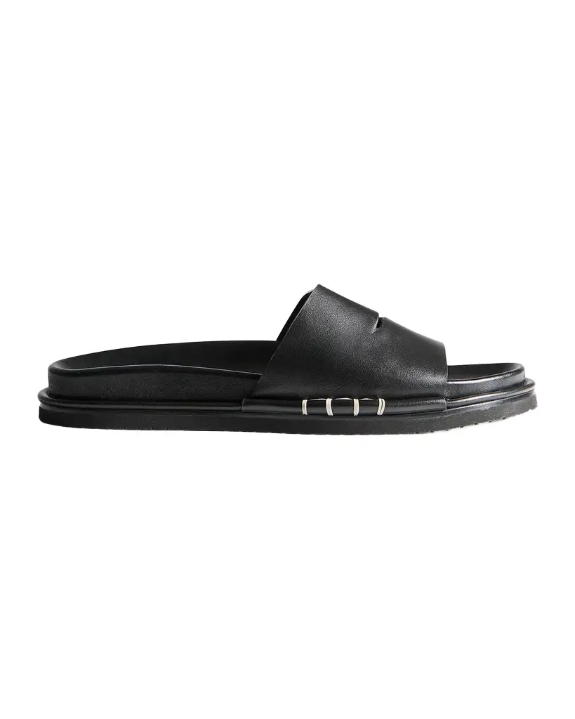 JW Anderson Men's Fussbett Loafer Leather Slides