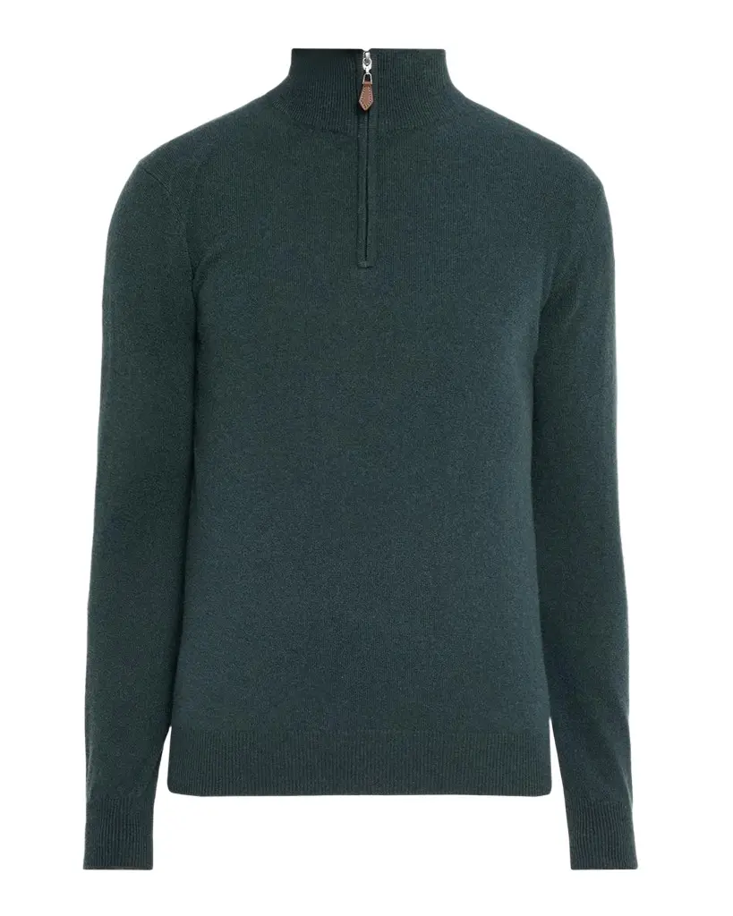 Men's Cashmere Quarter-Zip Sweater Men's Cashmere Quarter-Zip Sweater