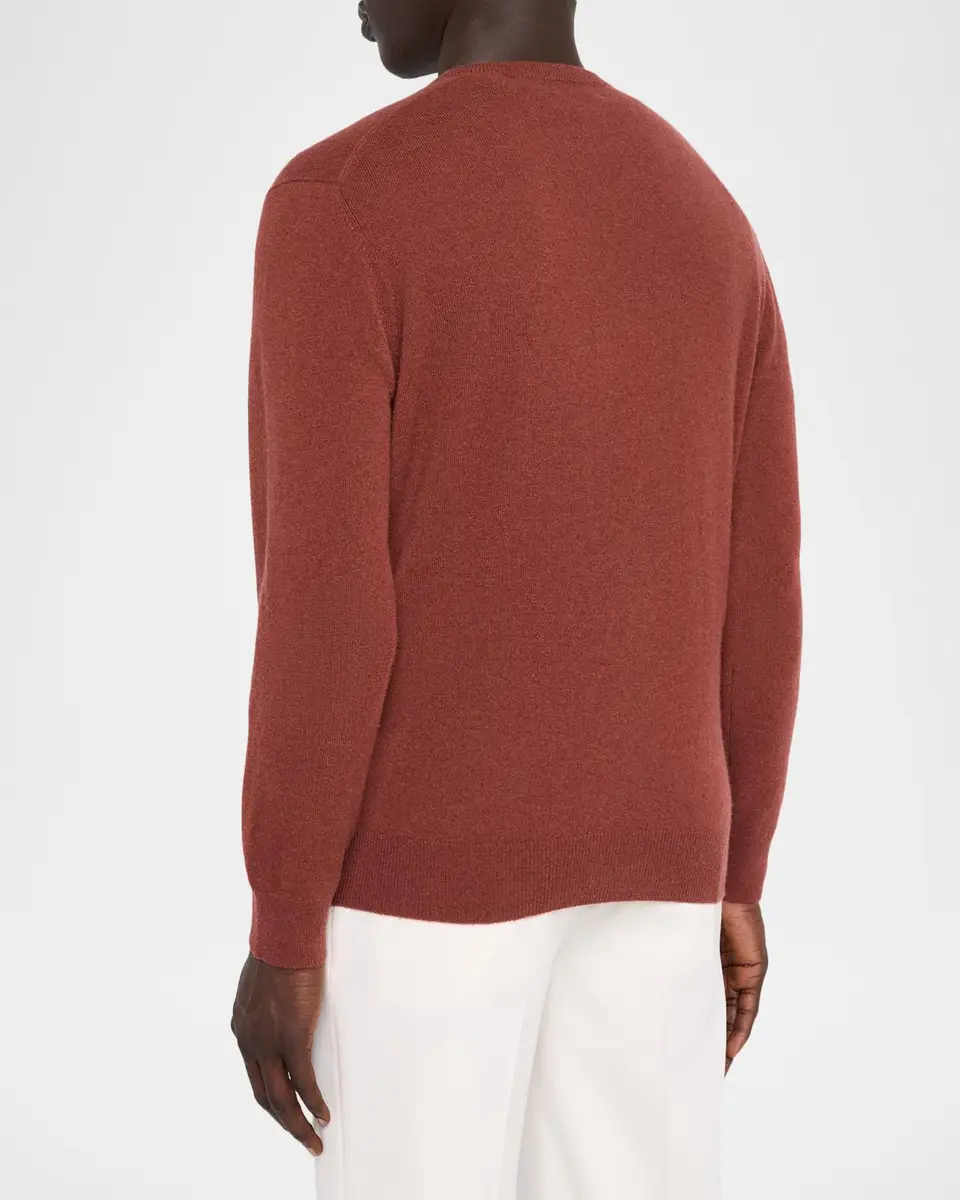 Neiman Marcus Cashmere Collection Men's Cashmere V-Neck Sweater | Thumbnail 3 Neiman Marcus Cashmere Collection Men's Cashmere V-Neck Sweater | Thumbnail 3