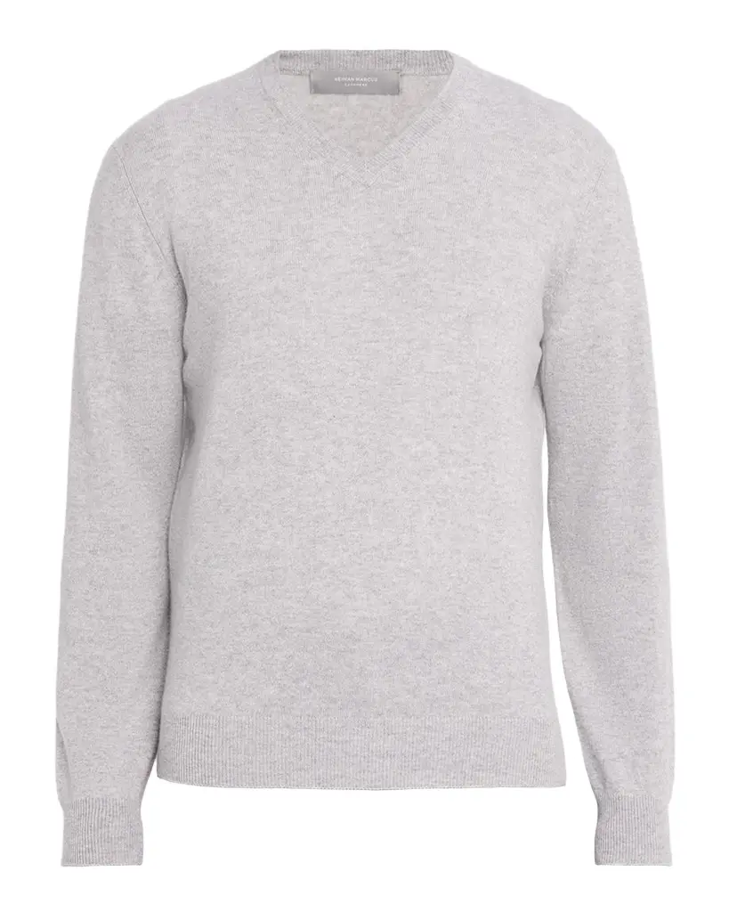 Men's Cashmere V-Neck Sweater