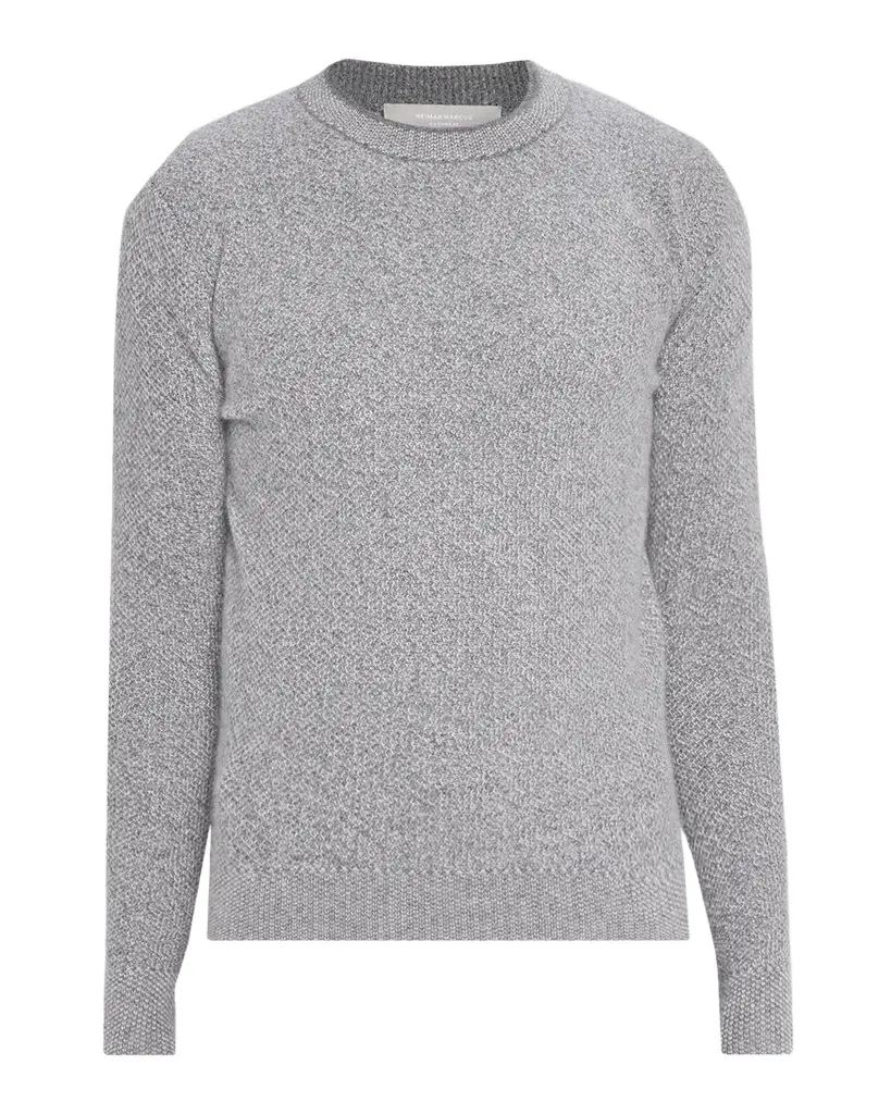 Men's Cashmere Pique Stitch Crewneck Sweater Men's Cashmere Pique Stitch Crewneck Sweater