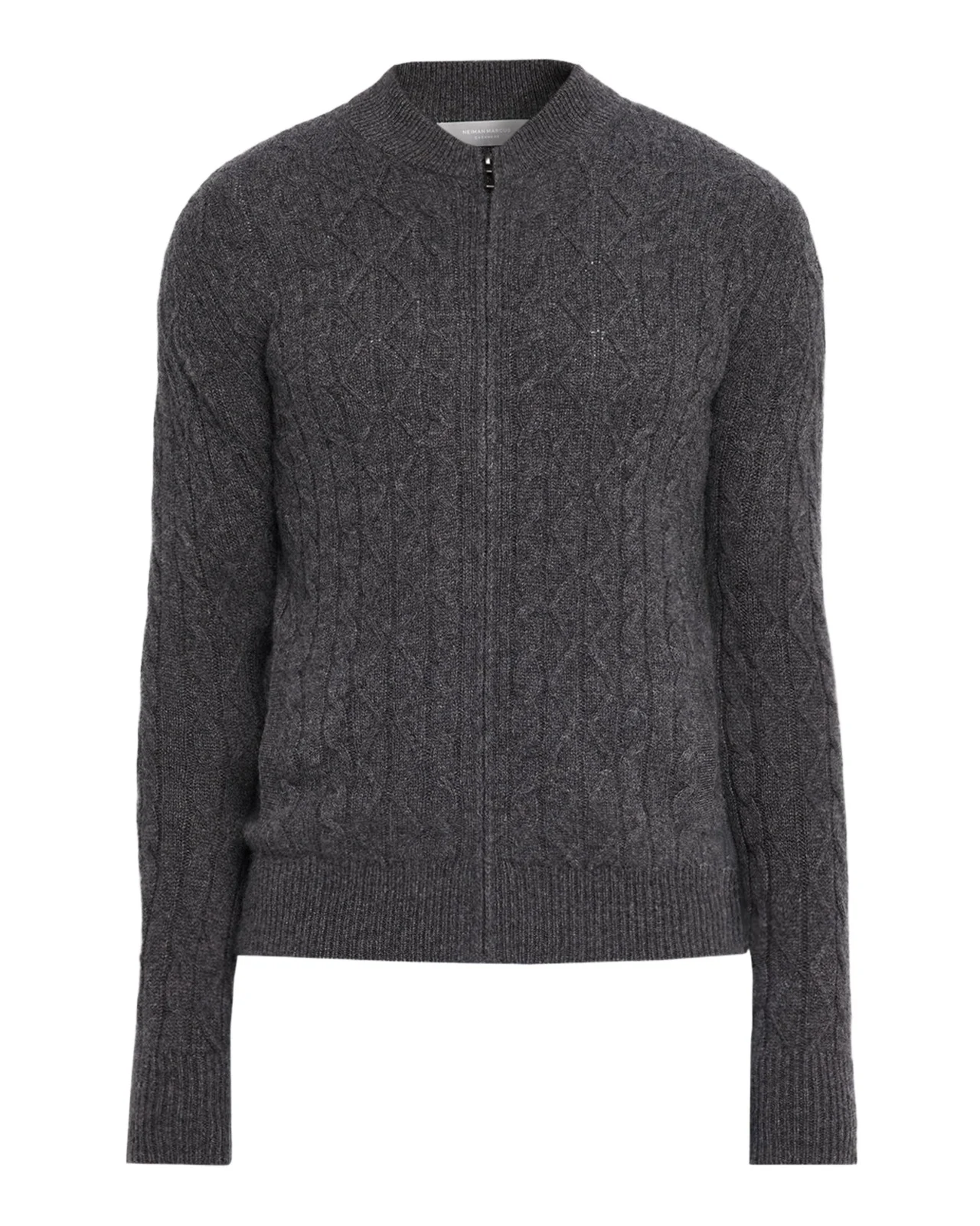 Men's Cashmere Cable Knit Full-Zip Sweater Men's Cashmere Cable Knit Full-Zip Sweater