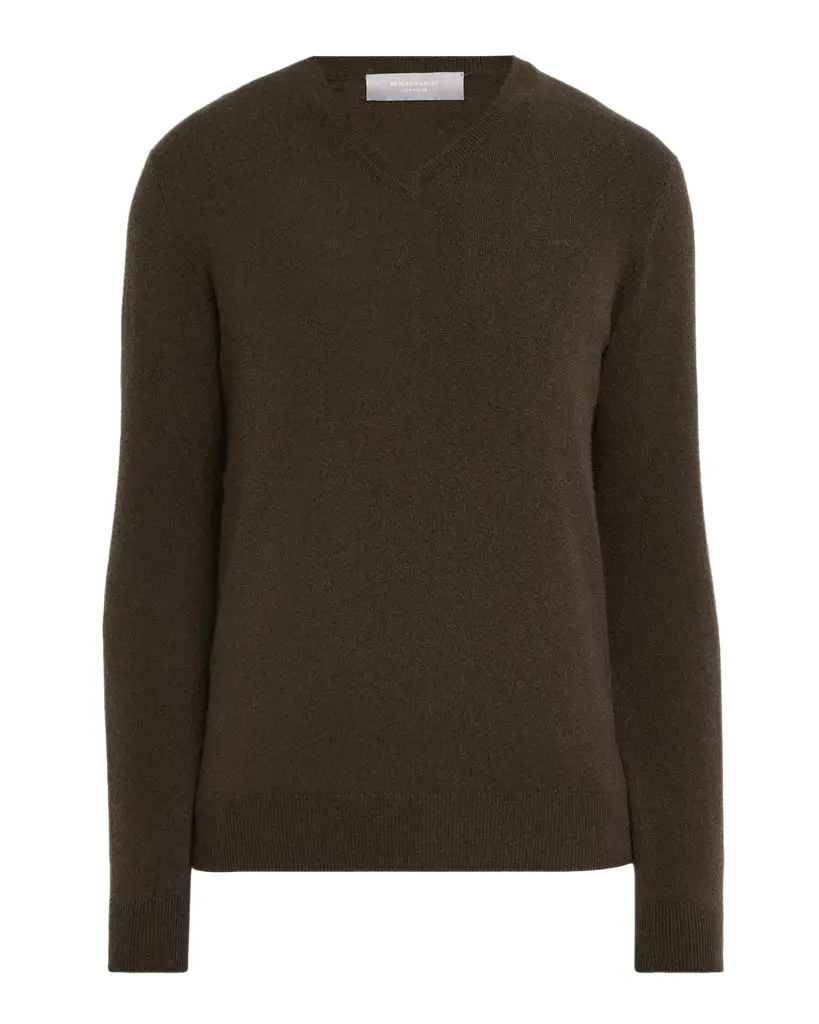 Neiman Marcus Cashmere Collection Men's Cashmere V-Neck Sweater